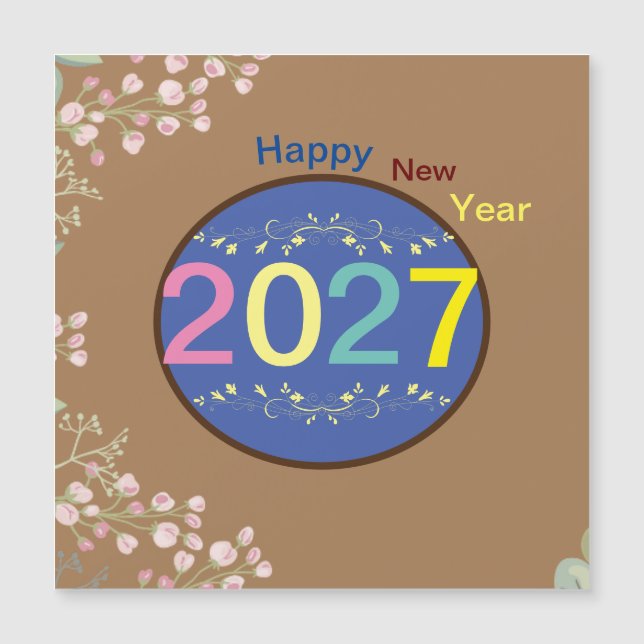 Feliz Año Nuevo 2027 (Anverso)