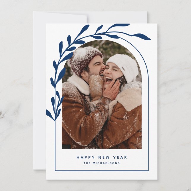 FELIZ AÑO NUEVO Añadir tu foto (Anverso)