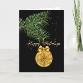 Feliz Año Nuevo, árbol de Navidad decoraciones dor