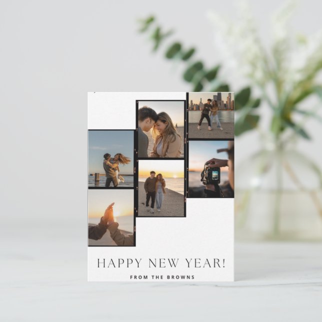 Feliz año nuevo desde la tarjeta Browns (Anverso de pie)