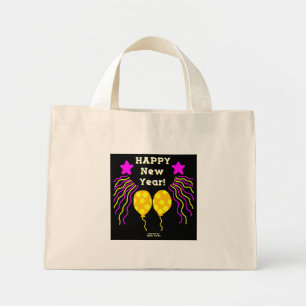 Feliz Año Nuevo Deseos De Una Pequeña Bolsa De Tot