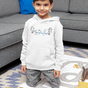 Feliz Año Nuevo Entre Gatitos Balanceados En Un Ya