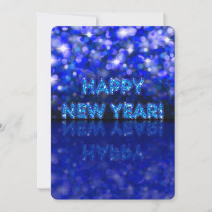 Feliz Año Nuevo Hermosas Espuelas De Bokek Azul