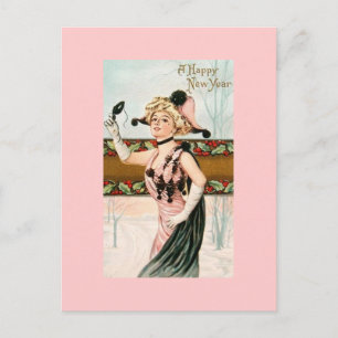 Feliz Año Nuevo: La mascarada de postales vintage