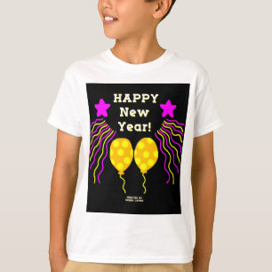Feliz Año Nuevo le desea a los chicos una camiseta