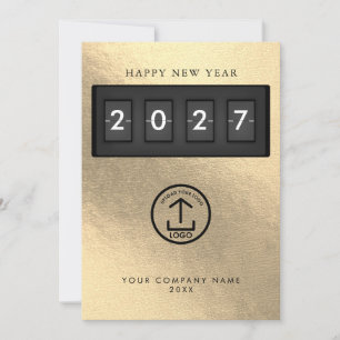 Feliz Año Nuevo Logotipo empresarial corporativo d