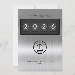 Feliz Año Nuevo Logotipo Empresarial Corporativo M