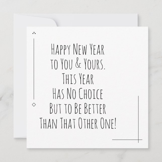 Feliz Año Nuevo Mejor Que El Otro (Anverso)