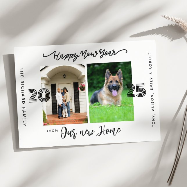 Feliz Año Nuevo Nos hemos mudado Anuncio de mudanz (Subido por el creador)