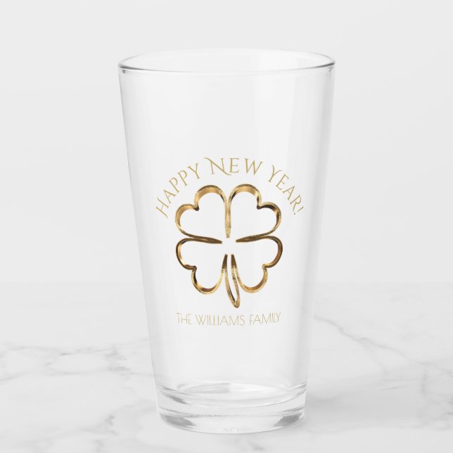 Feliz Año Nuevo o tu texto Cuatro Letras (Anverso)