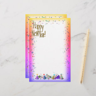 FELIZ AÑO NUEVO Papelería de Año Nuevo