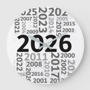 Feliz Año Nuevo Reloj de Pared de Cuenta Regresiva