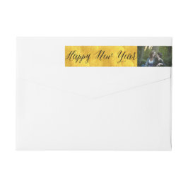 Feliz Año Nuevo Simple Script Golden Photo