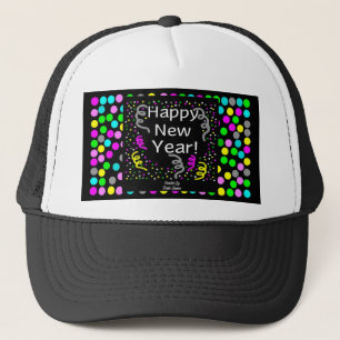 Feliz Año Nuevo Sombrero Camionero