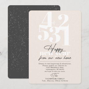 Feliz Año Nuevo Tan cuenta regresiva Invitación en