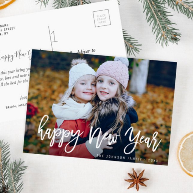 FELIZ AÑO NUEVO | tarjeta de felicitación de foto  (Subido por el creador)