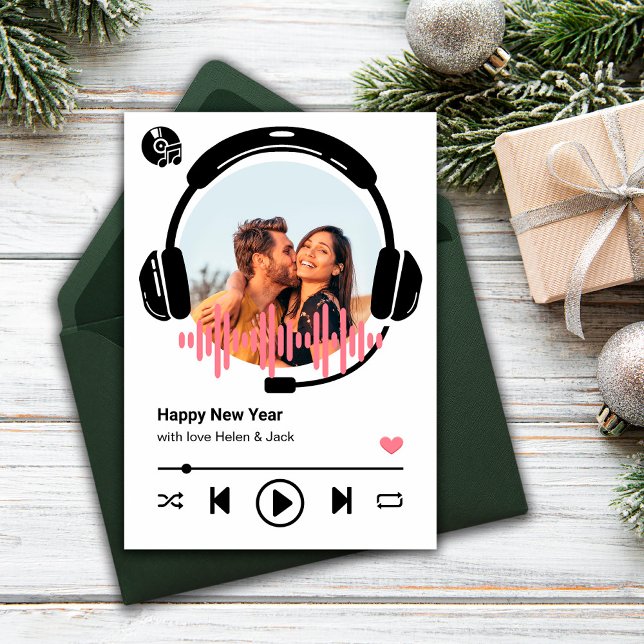 Feliz Año Nuevo tu tarjeta de saludo de canción fa (Subido por el creador)