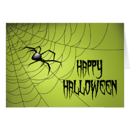 Feliz Araña De Halloween En La Web