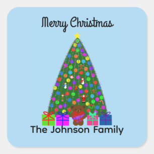 Feliz Árbol de Navidad #3 Pegatinas