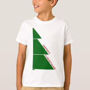 Feliz árbol de navidad - la camiseta del niño