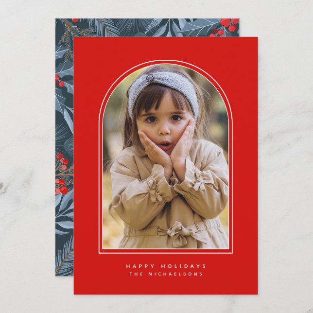 FELIZ ARCH DE VACACIONES Añadir tu foto (Anverso / Reverso)