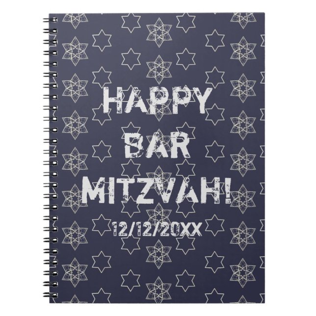 ¡Feliz Bar Mitzvah! Cuaderno (Frente)