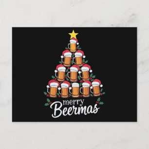 Feliz Beermas Taza de Cerveza Árbol de Navidad Gor