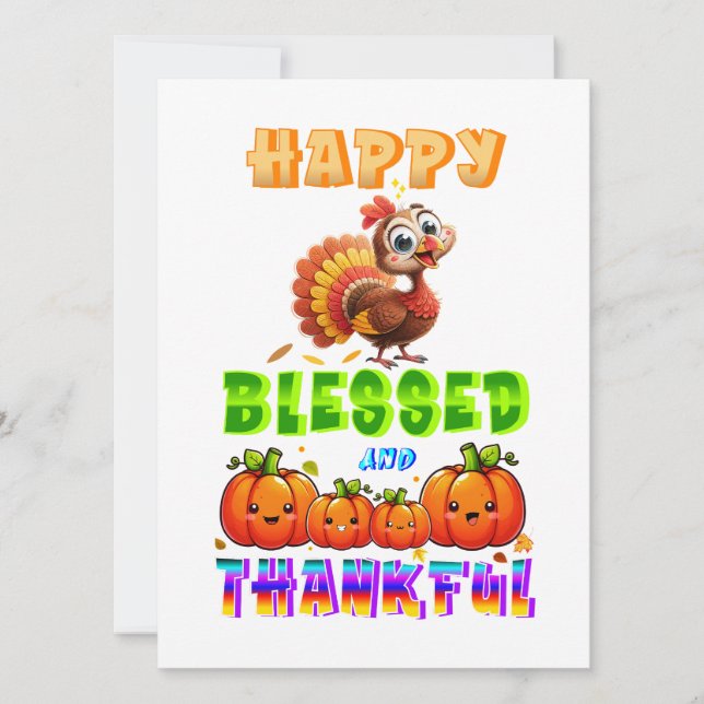 Feliz Bendito Y Agradecido (Anverso)