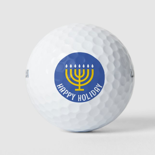 FELIZ BOLA DE GOLF HANUKKAH (Anverso)
