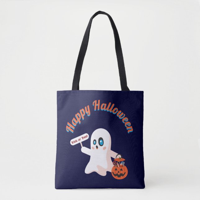 Feliz bolso de té de Halloween (Anverso)