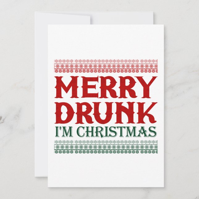 Feliz Borracho, soy Navidades, mi idea de regalo p (Anverso)
