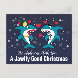 Feliz Buena Navidad Tiburones Personalizado