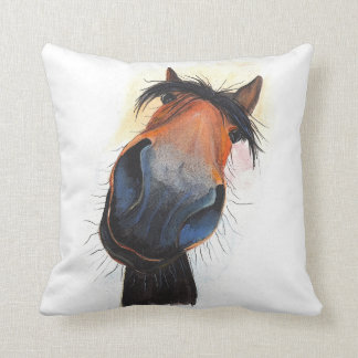 Feliz caballo, feliz Dave, Cojín decorativo Cushio