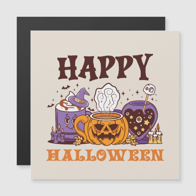 Feliz café de Halloween Brew (Anverso/Reverso)