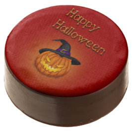 Feliz Calabaza de Halloween con Gorra
