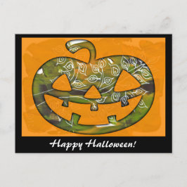 Feliz calabaza de Halloween - invitación con posta