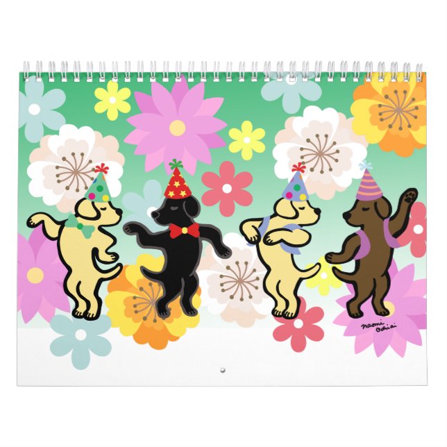 Feliz calendario de Personalizados recuperadores d (Tapa)