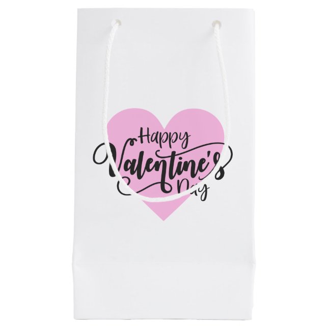 Feliz caligrafía del Día de San Valentín | Bolsa d (Anverso)