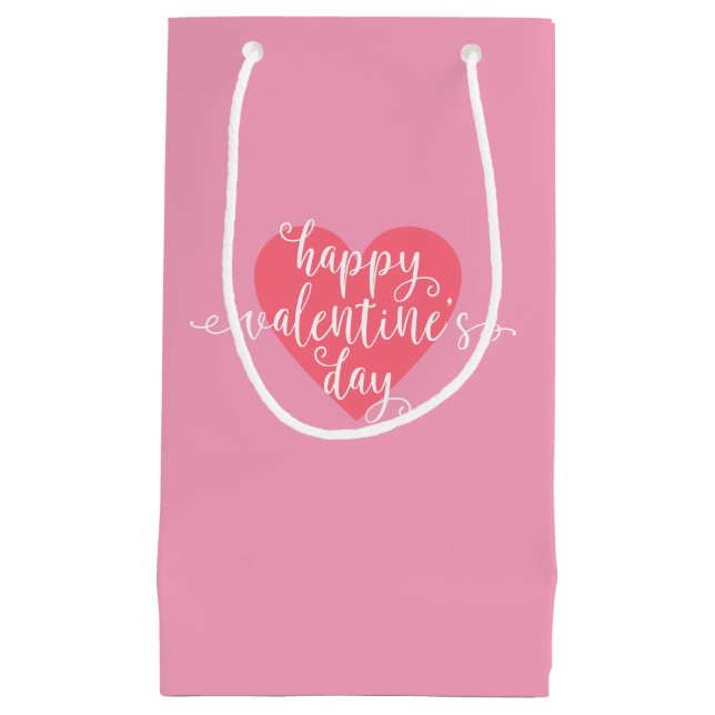 Feliz caligrafía del Día de San Valentín | Bolsa d (Anverso)