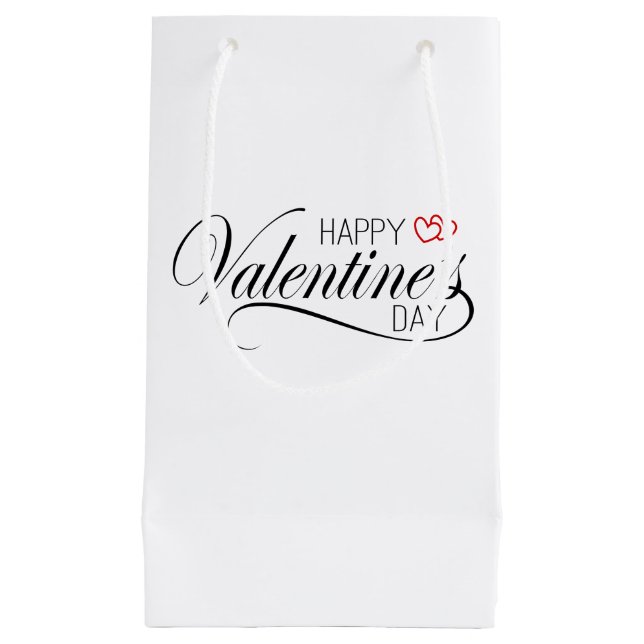 Feliz caligrafía del Día de San Valentín | Bolsa d (Anverso)