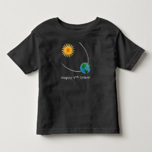 Feliz Camisa de Cumpleaños del Cuarto Espacio de 
