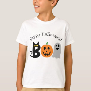 Feliz Camisa de Niños Boo de Halloween