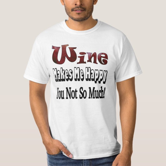 Feliz Camisa de Vino (Anverso)