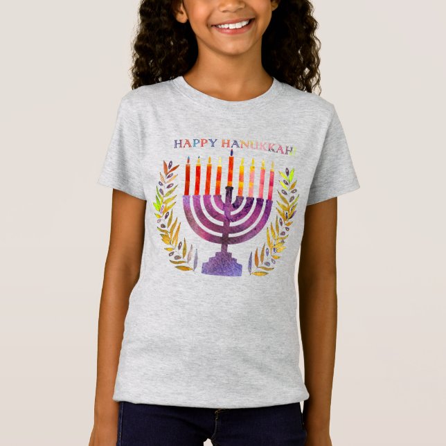 Feliz Camisa Hanukkah #3 (Anverso)