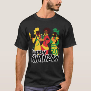 Feliz camiseta de Kwanzaa