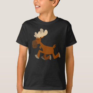 Feliz camiseta de los niños de los alces del
