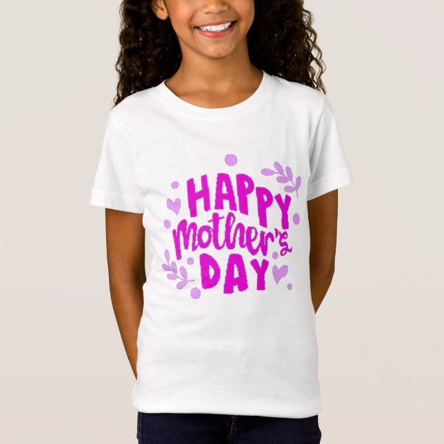 FELIZ CAMISETA DÍA DE LA MADRE (Anverso)