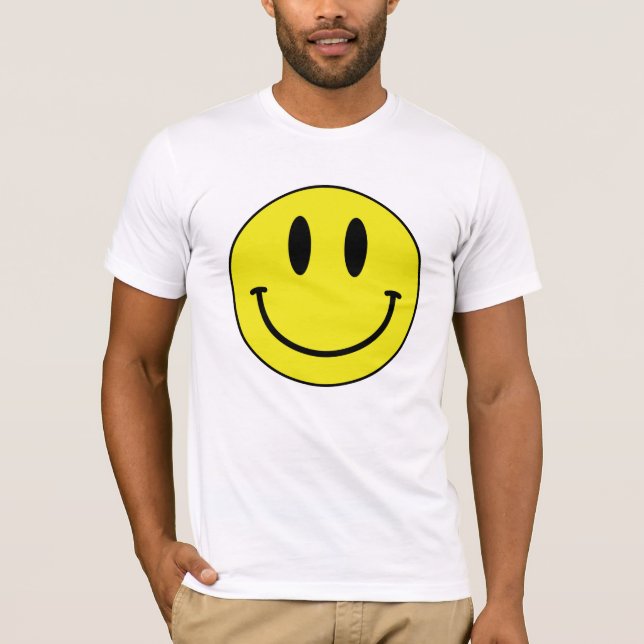 FELIZ CAMISETA EN LA CARA (Anverso)