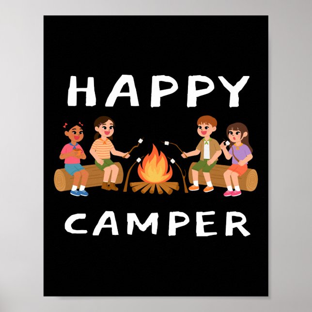 Feliz Camper - Alegre arte al aire libre (Frente)