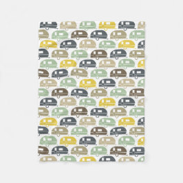 Feliz campista| Modernos Blues retro de la manta d